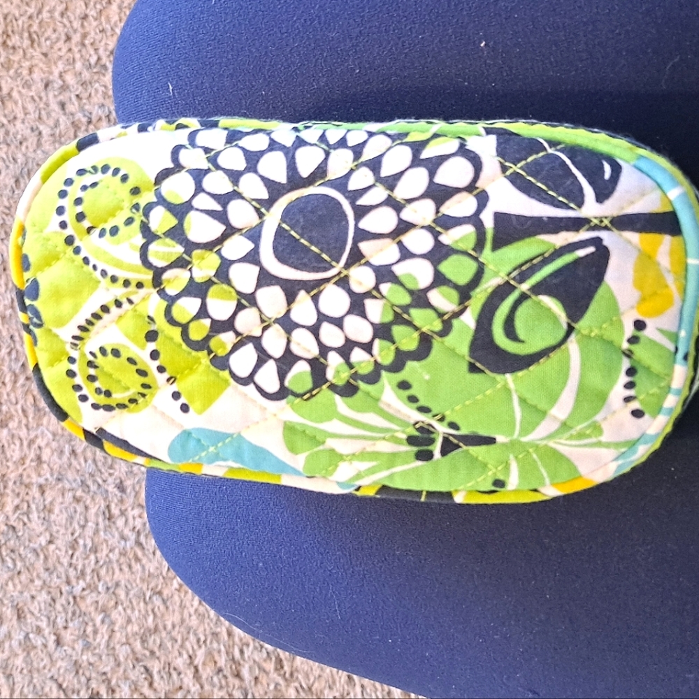 💚 💛 Vera Bradley Green Floral Princess Mini Handbag - Picture 7 of 7